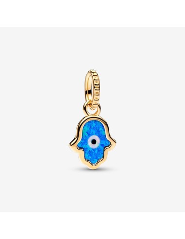 PANDORA | Blå Opalescent Hamsa Hånd Charm – Symbol på Beskytt