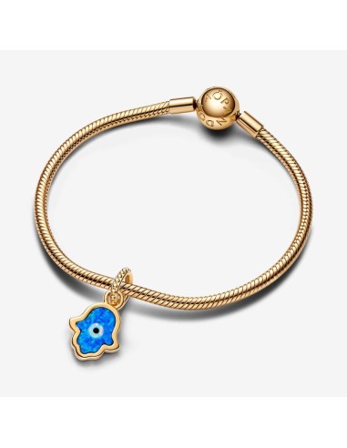 PANDORA | Blå Opalescent Hamsa Hånd Charm – Symbol på Beskytt
