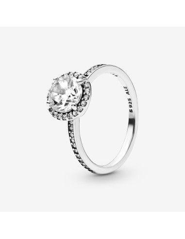 PANDORA | Round Sparkle Halo Ring