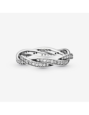 PANDORA | Funklende Snoede Linjer Ring