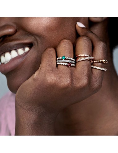 PANDORA | Funklen & Hjerter Ring