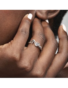 PANDORA | Mum Pavéhjerte Ring 2