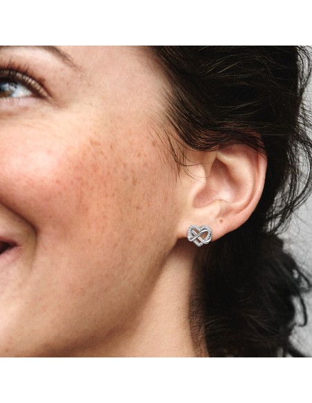 Pandora | Funklende Uendelighedens Hjerte ørestikker Pandora | Funklende Uendelighedens Hjerte ørestikker