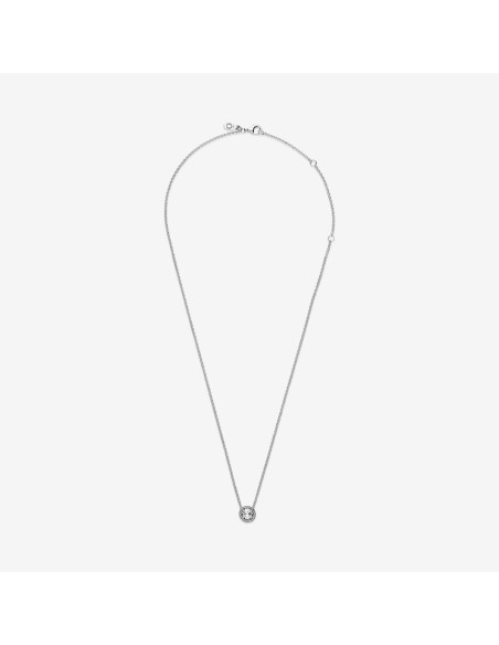 PANDORA Timeless Pavé Enkeltradet Collier-halskæde | Klassisk og Skinnende Design PANDORA Timeless Pavé Enkeltradet Collier-halskæde | Klassisk og Skinnende Design