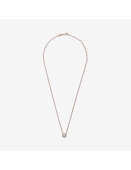 PANDORA Timeless Pavé Enkeltradet Collier-halskæde | Klassisk og Skinnende Design PANDORA Timeless Pavé Enkeltradet Collier-halskæde | Klassisk og Skinnende Design