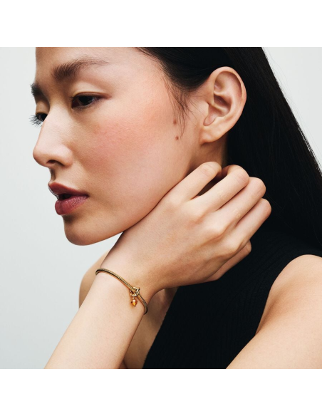 PANDORA | November Facetteret Honning Evighedscirkel Charm med vedhæng PANDORA | November Facetteret Honning Evighedscirkel Charm med vedhæng