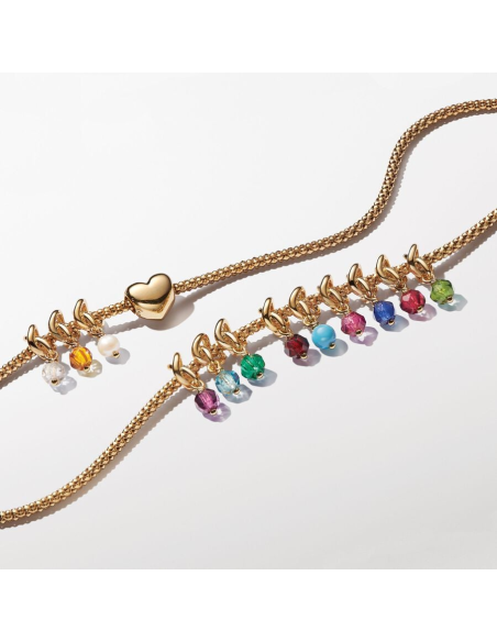 PANDORA | November Facetteret Honning Evighedscirkel Charm med vedhæng PANDORA | November Facetteret Honning Evighedscirkel Charm med vedhæng