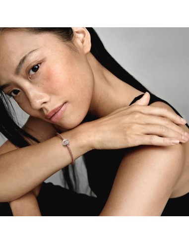 PANDORA | Totonet charm med todelte hjerter med hængelås