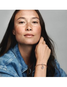 PANDORA | Hjertehængelås Charm med dobbelt vedhæng 2