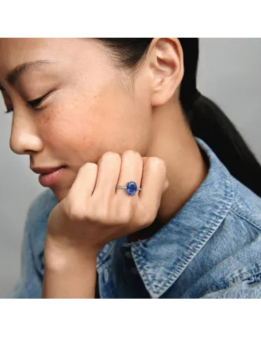 PANDORA | Funklende Statement Halo Ring