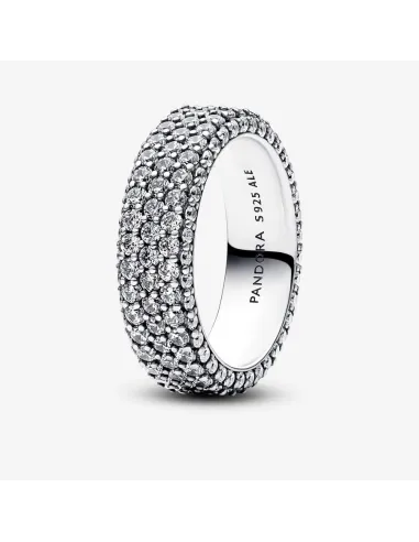 PANDORA | Pandora Timeless Pavé Tredobbelt Række Ring