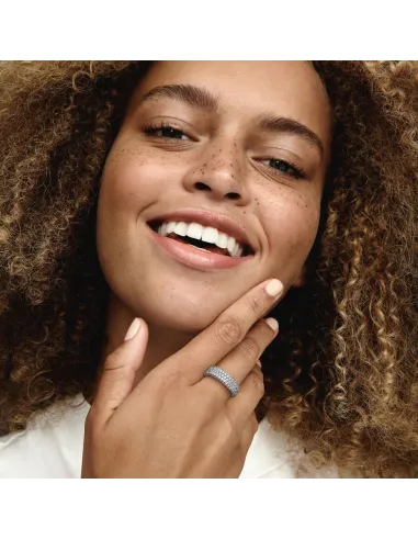 PANDORA | Pandora Timeless Pavé Tredobbelt Række Ring