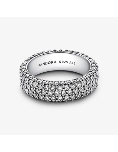 PANDORA | Pandora Timeless Pavé Tredobbelt Række Ring