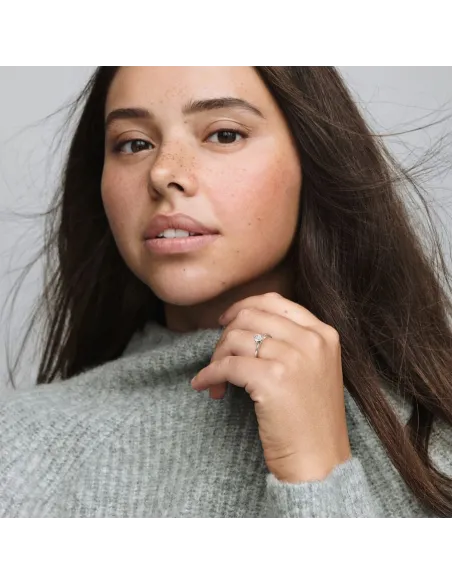 PANDORA | Klart Hjerte Solitairering PANDORA | Klart Hjerte Solitairering