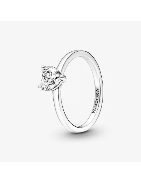 PANDORA | Funklende Hjerte Solitairering PANDORA | Funklende Hjerte Solitairering