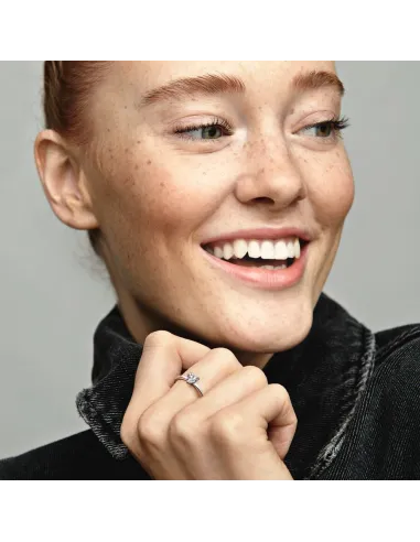 PANDORA | Funklende Hjerte Solitairering