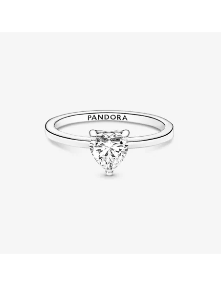 PANDORA | Funklende Hjerte Solitairering PANDORA | Funklende Hjerte Solitairering