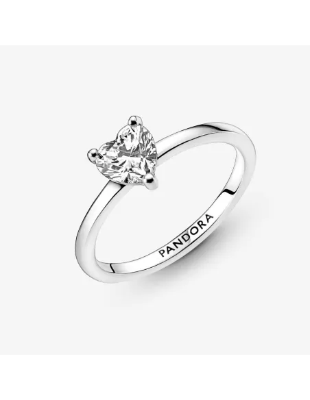 PANDORA | Funklende Hjerte Solitairering PANDORA | Funklende Hjerte Solitairering
