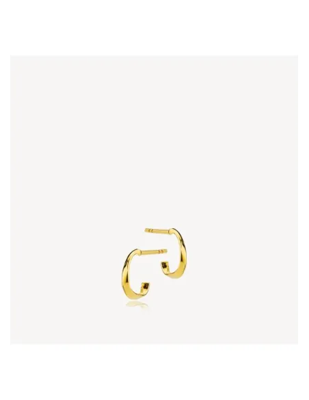 Izabel Camille | Ellip Creol Sølv Forgyldt