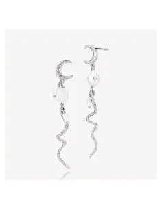 Sistie | Rosa Sølv øreringe