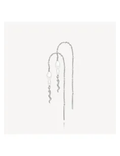 Sistie | Rosa Sølv Ørekæde