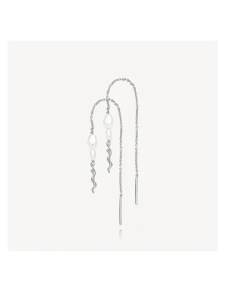 Sistie | Rosa Sølv Ørekæde