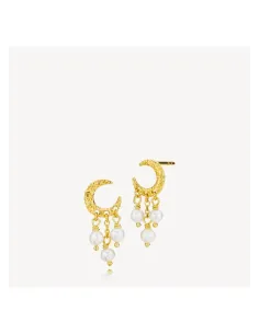 Sistie | Rosa Sølvforgyldt Ørestikker