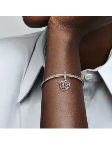 Pandora | 18-års Fødselsdag Charm med Vedhæng