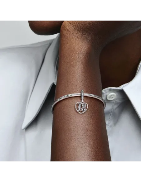 Pandora | 18-års Fødselsdag Charm med Vedhæng Pandora | 18-års Fødselsdag Charm med Vedhæng