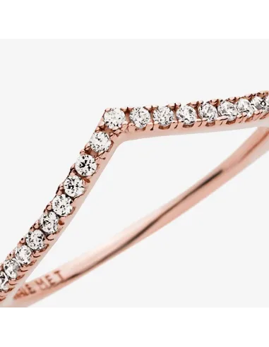 PANDORA | Funklende Wishbone Ring