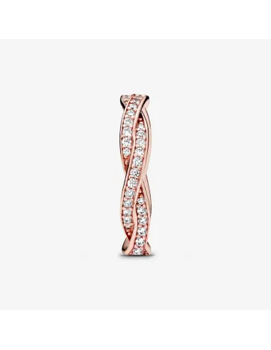 PANDORA | Funklende Snoede Linjer Ring