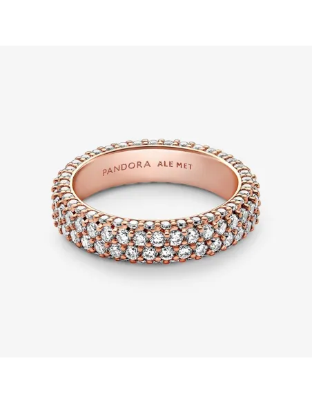 PANDORA | Pandora Timeless Pavé Dobbeltradet Ring PANDORA | Pandora Timeless Pavé Dobbeltradet Ring