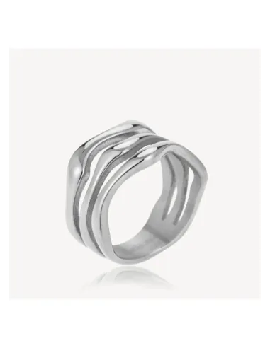 Sistie 2nd | Wavy Stål Ring