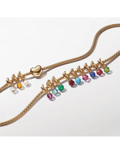 PANDORA | April Facetteret Klar Evighedscirkel Charm med vedhæng