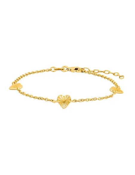 NORDAHL JEWELLERY | Forgyldt sølv armbånd hjerte ACTOR52 NORDAHL JEWELLERY | Forgyldt sølv armbånd hjerte ACTOR52