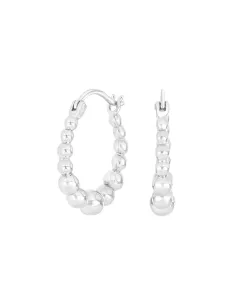 MAMBO52 creoler i rhodineret sølv | Nordahl Jewellery