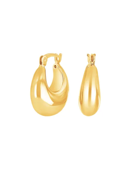 NORDAHL JEWELLERY | Forgyldt sølv creoler TORN52 NORDAHL JEWELLERY | Forgyldt sølv creoler TORN52