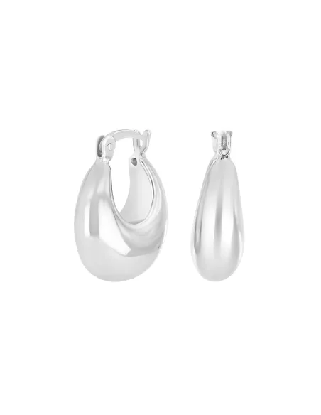 NORDAHL JEWELLERY | Rhd. sølv creoler TORN52 NORDAHL JEWELLERY | Rhd. sølv creoler TORN52