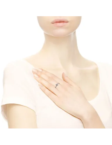 PANDORA | Two Sparkling Hearts Ring
