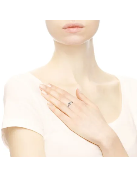 PANDORA | Two Sparkling Hearts Ring PANDORA | Two Sparkling Hearts Ring