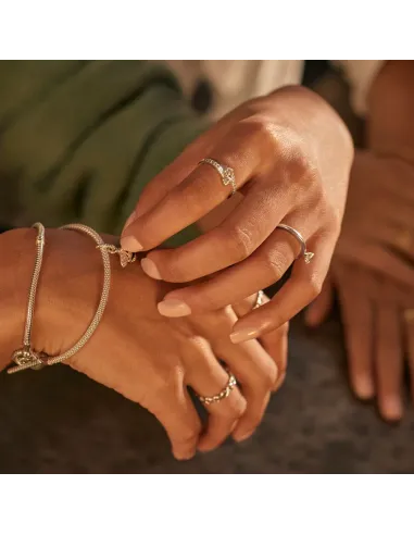 PANDORA | Two Sparkling Hearts Ring