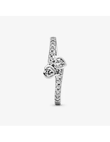 PANDORA | Two Sparkling Hearts Ring