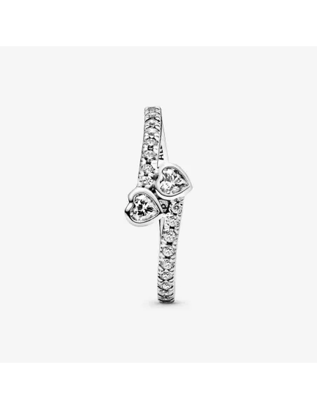 PANDORA | Two Sparkling Hearts Ring PANDORA | Two Sparkling Hearts Ring