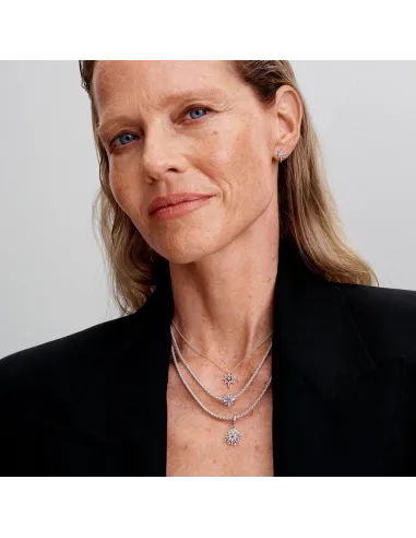 Pandora Funklende Nordstjerne Ørestikker i sterlingsølv med klar kubisk zirkonia