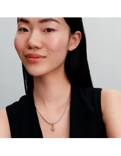 Nordstjerne Charm med 14 kt. guldbelægning og laboratoriedyrket diamant. 2