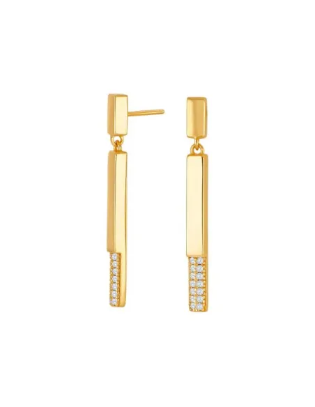 Forgyldte øreringe i sterling sølv med zirkonia – luksus til enhver stil Forgyldte øreringe i sterling sølv med zirkonia – luksus til enhver stil