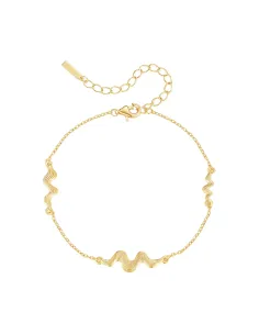 Reve Bracelet, delikat armbånd fra Tides kollektionen med bølgevedhæng