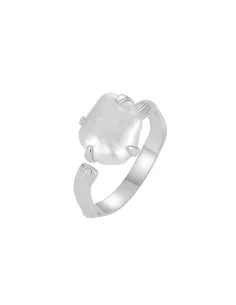 Lorien Ring – unik ring med ferskvandsperle og bølget design fra Tides.