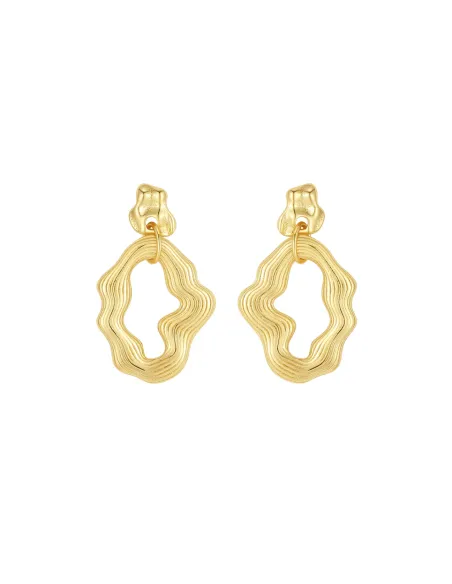 Nara Earrings – iøjnefaldende chunky ørestikker med havinspireret design. Nara Earrings – iøjnefaldende chunky ørestikker med havinspireret design.