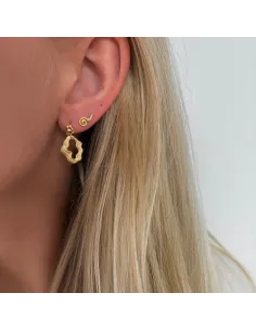 Nara Earrings – iøjnefaldende chunky ørestikker med havinspireret design. 2
